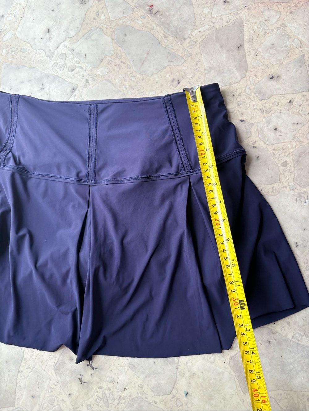 Lululemon Pleated Athletic Skort Dark Navy – Size 6 Tall - Picture 4 of 7